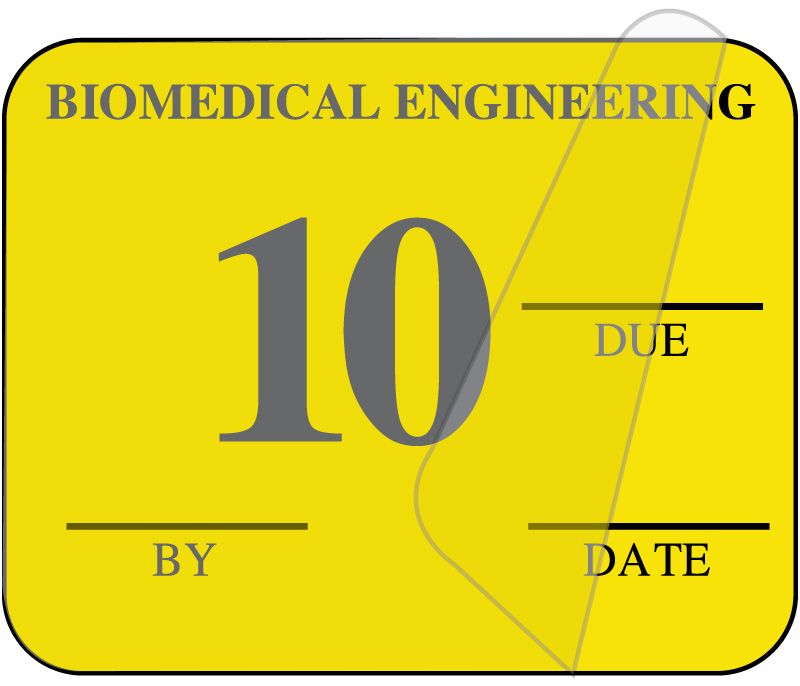 Medical Use Labels - Single Color Biomedical Inspection Labels