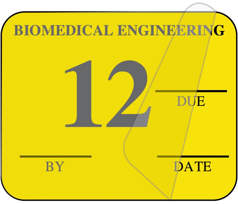 Medical Use Labels - Single Color Biomedical Inspection Labels
