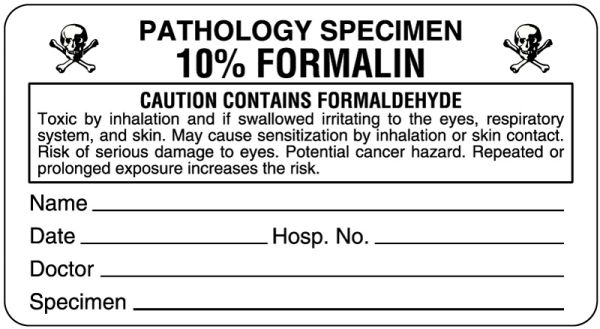 Medical Use Labels - Pathology Label, 3