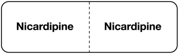 Medical Use Labels - NICARDIPINE, I.V. Line Identification Label, 3