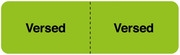 Medical Use Labels - VERSED, I.V. Line Identification Label, 3