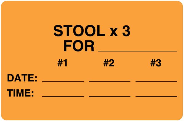 Medical Use Labels - Urine & Stool Collection Labels, 4