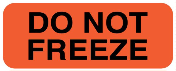 Medical Use Labels - DO NOT FREEZE, 2