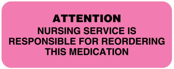 Medical Use Labels - Nursing Communication Label, 2-1/4