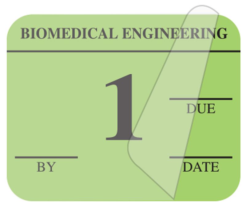 Medical Use Labels - Single Color Biomedical Inspection Labels