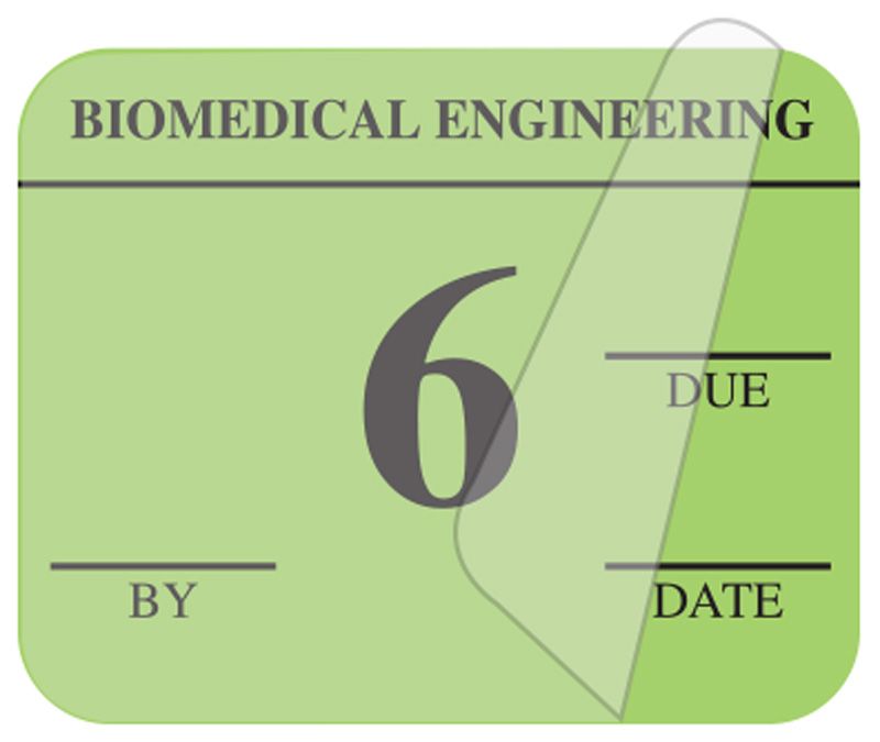 Medical Use Labels - Single Color Biomedical Inspection Labels