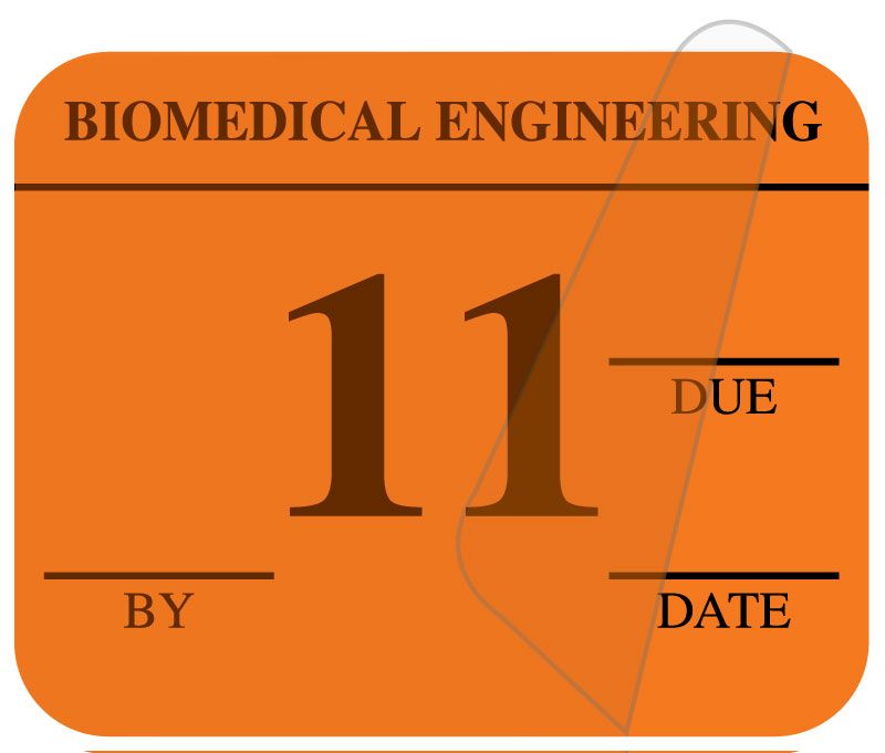 Medical Use Labels - Single Color Biomedical Inspection Labels