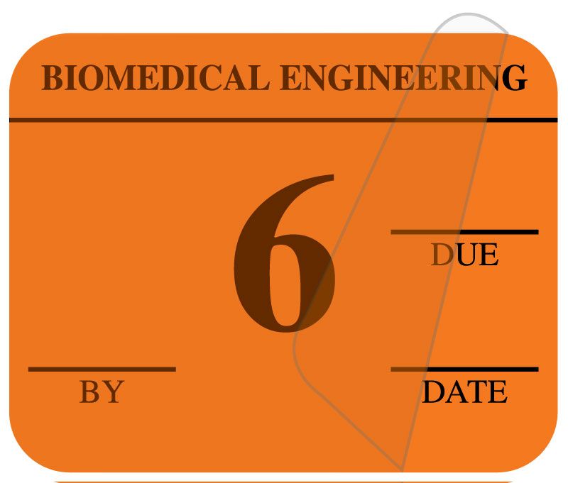 Medical Use Labels - Single Color Biomedical Inspection Labels