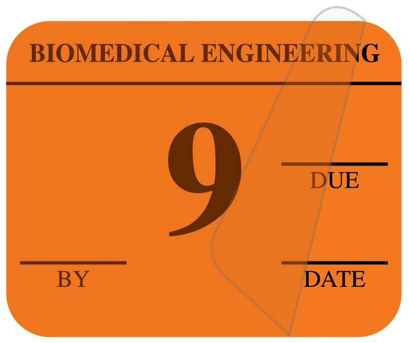 Medical Use Labels - Single Color Biomedical Inspection Labels