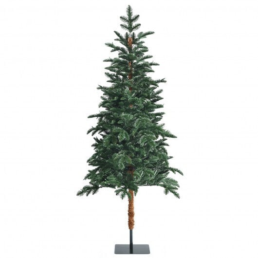 6 Feet Artificial Pencil Christmas Tree with 250 Lights