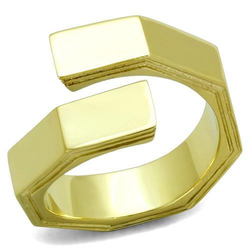 TK1629 - Stainless Steel Ring IP Gold(Ion Plating) Women No Stone No Stone