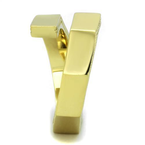 TK1629 - Stainless Steel Ring IP Gold(Ion Plating) Women No Stone No Stone