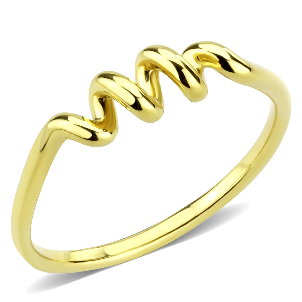 TK3626 - Stainless Steel Ring IP Gold(Ion Plating) Women No Stone No Stone