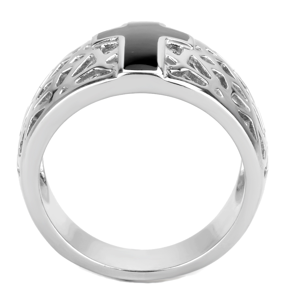 TK3720 - Stainless Steel Ring High polished (no plating) Women No Stone No Stone