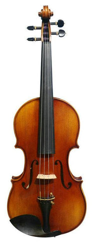 Model SRV1013 Concert Grade Solid Spruce & Ebony Made Violin Different Sizes with Accessories