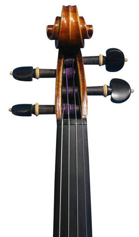 Model SRV1013 Concert Grade Solid Spruce & Ebony Made Violin Different Sizes with Accessories