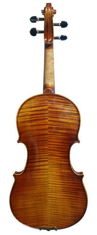 Model SRV1013 Concert Grade Solid Spruce & Ebony Made Violin Different Sizes with Accessories