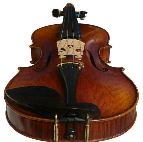 Model SRV1013 Concert Grade Solid Spruce & Ebony Made Violin Different Sizes with Accessories
