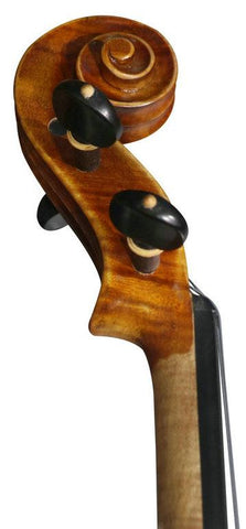 Model SRV1013 Concert Grade Solid Spruce & Ebony Made Violin Different Sizes with Accessories