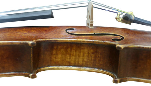 Wholesale Model SRV1017 Concert Grade Solid Spruce & Ebony Made Violin Different Sizes with Accessories