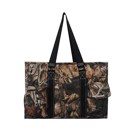 SALE! Black Camo NGIL Zippered Caddy Organizer Tote Bag