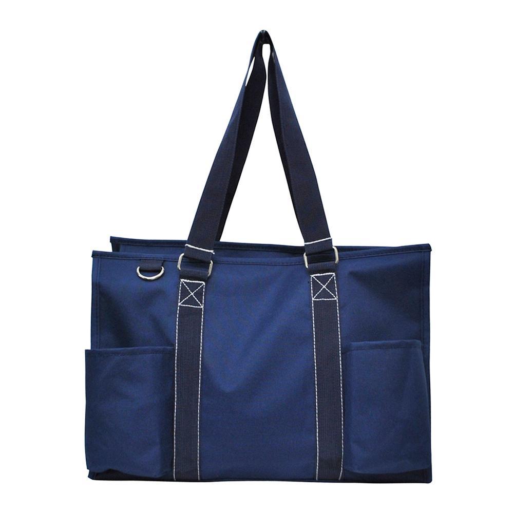 SALE! Solid Color Navy NGIL Zippered Caddy Organizer Tote Bag