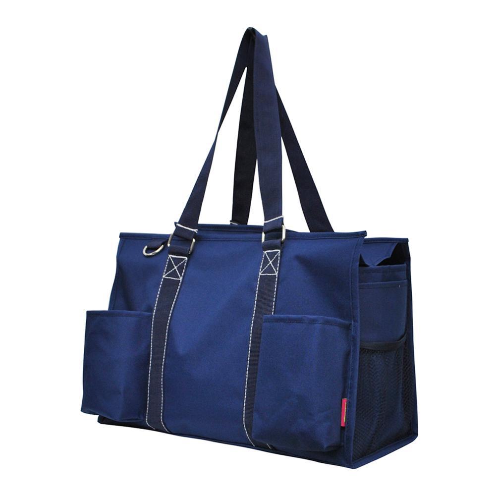 SALE! Solid Color Navy NGIL Zippered Caddy Organizer Tote Bag