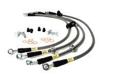 StopTech Stainless Steel Rear Brake Lines Subaru 2004-2007 STI