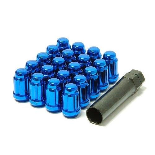 Wheel Mate Muteki Spline Drive Lug Nuts Closed Ended Blue M12 x 1.25 Universal