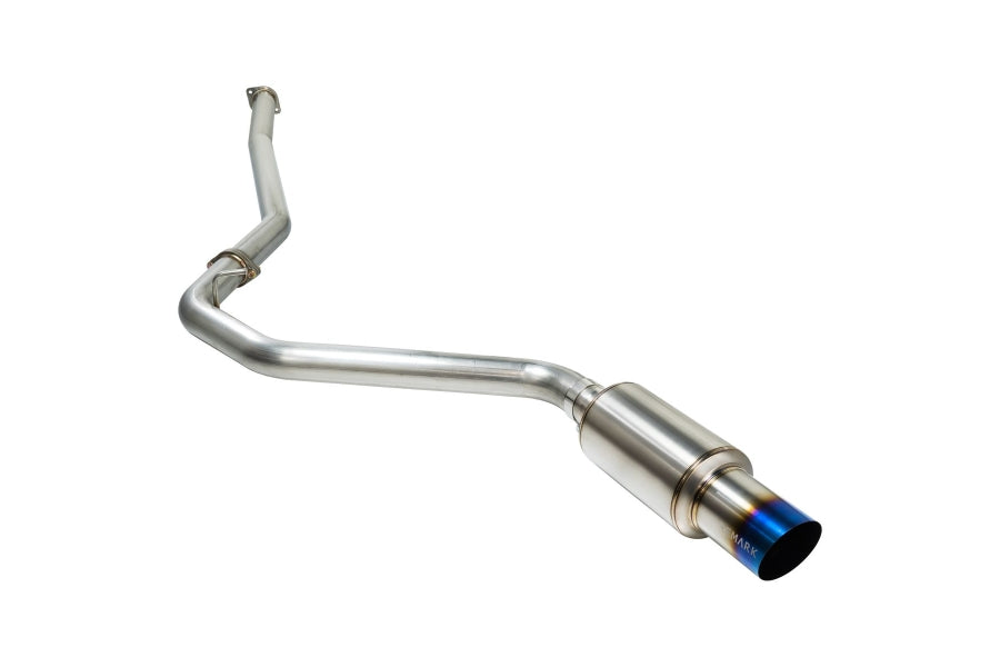 Remark R1-Spec Catback Exhaust Titanium Muffler Section w/ Burnt Tip Subaru 2015-2021 WRX / 2015-2021 STI