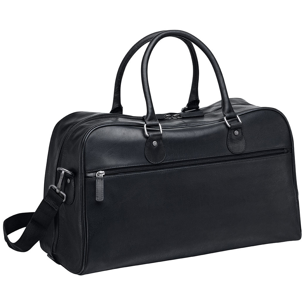 Mancini Leather Classic Duffle Bag, 21.5