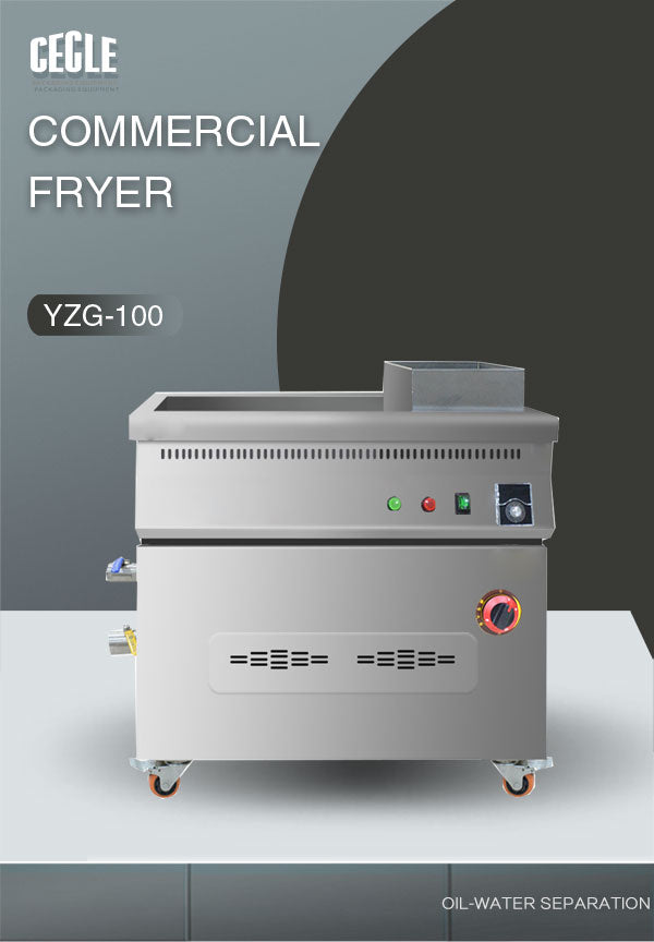 Commercial oil-water separation fryer stall fried chicken with fried dough sticks