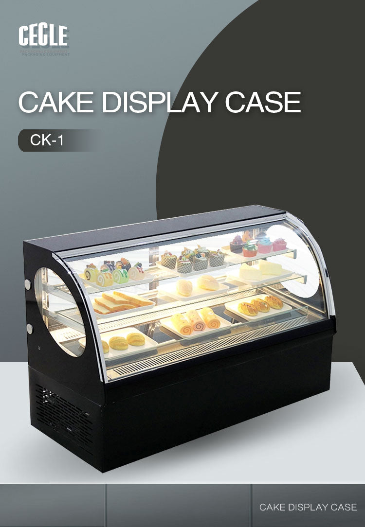Camber glass refrigeration stainless steel two-layer bakery bread Display Case