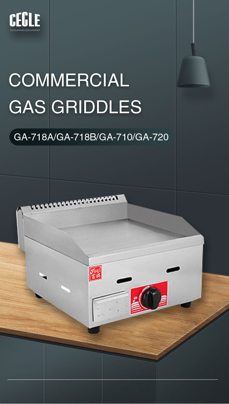 Commercial gas griddle
