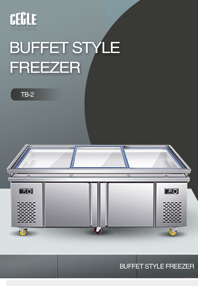 Commercial direct cooling buffet restaurant