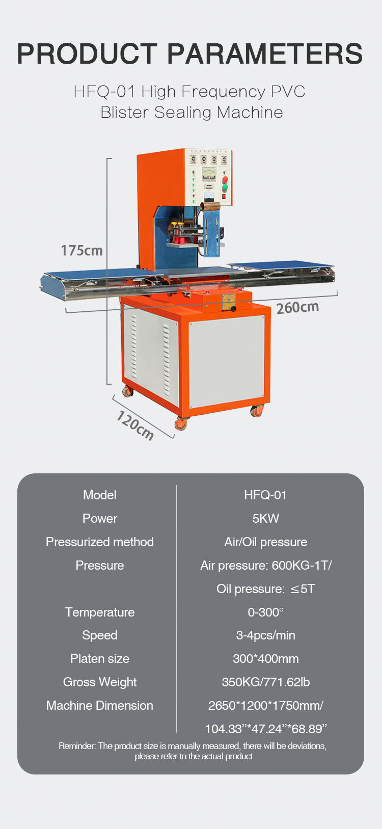 High Frequency Blister Sealing Machine