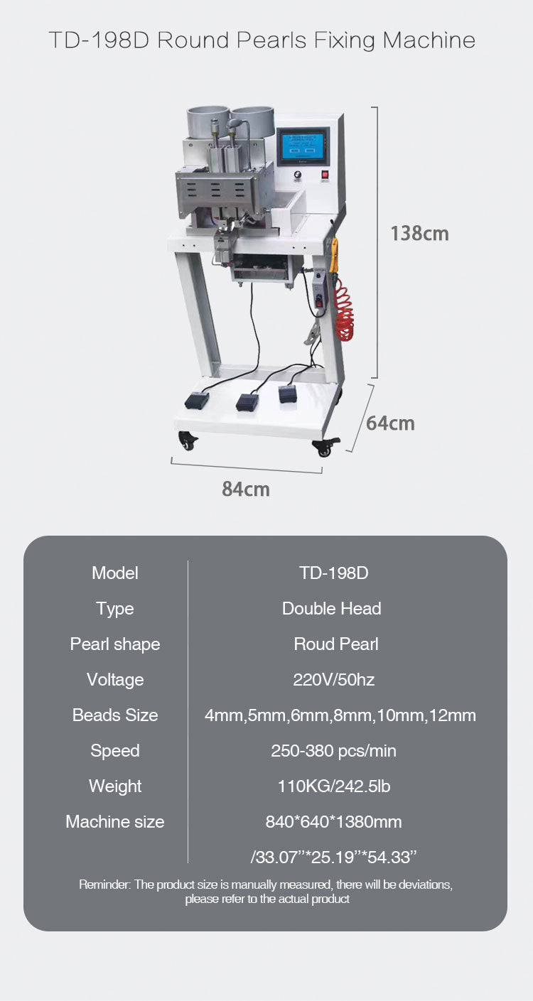 Pearl Fixing beading Machine