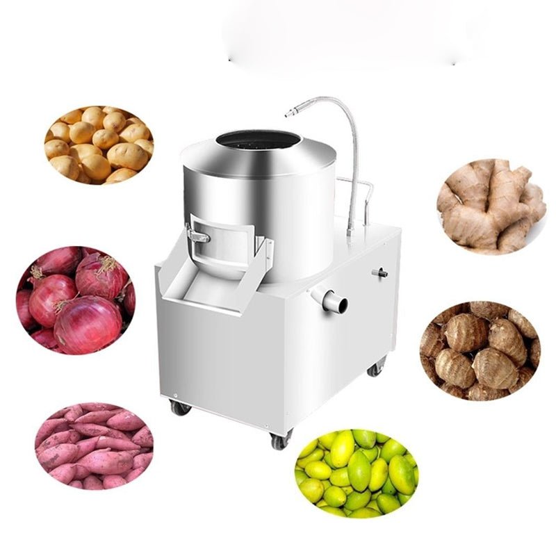 Automatic commercial stainless steel potato peeler and sweet potato wash