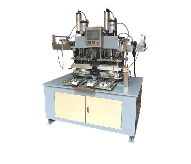 Automatic plastic plates hot foil stamping machine, plate gilding edge printing machine