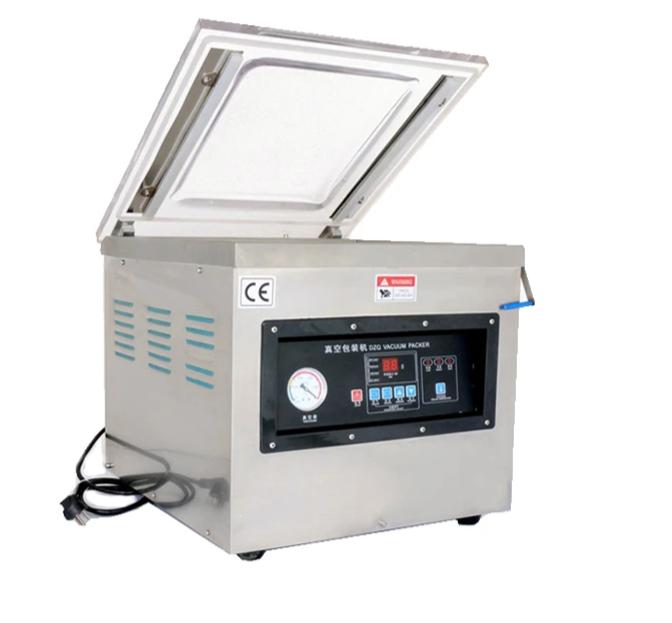 Commercial desktop table top food bag and chamber vacuum sealing packaging machine