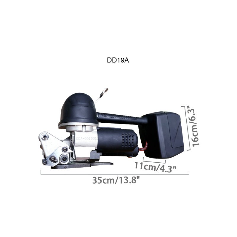 DD19A Handheld Portable Electric Battery Powered Chargeable Box Strapping Machine, For PET Plastic Steel Strap