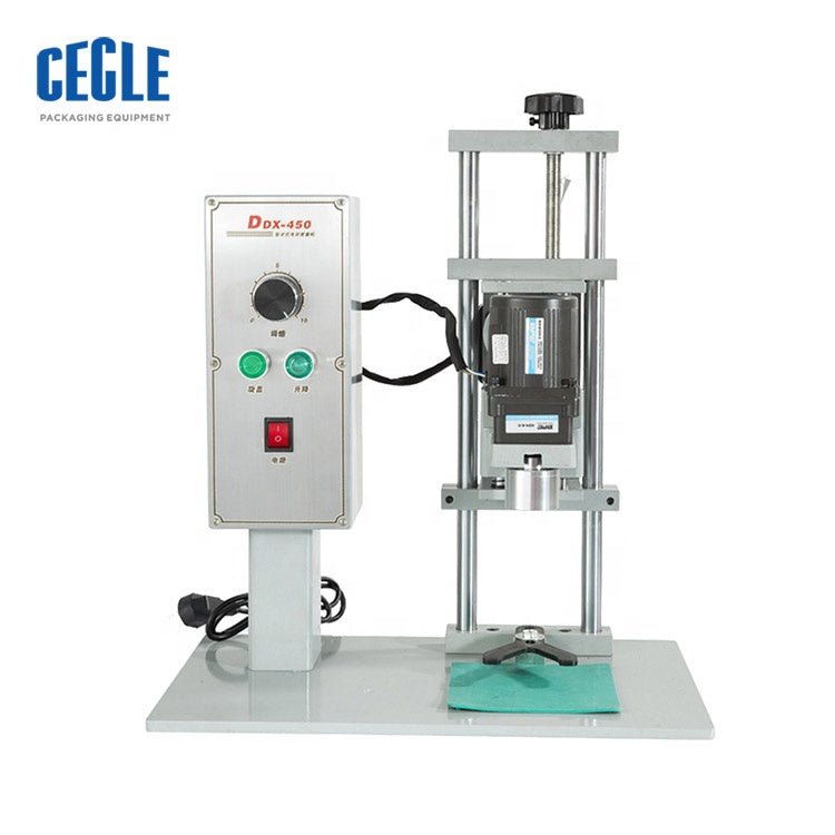 DDX-450 desktop electric capping machine, semi automatic twist off bottle capping machine