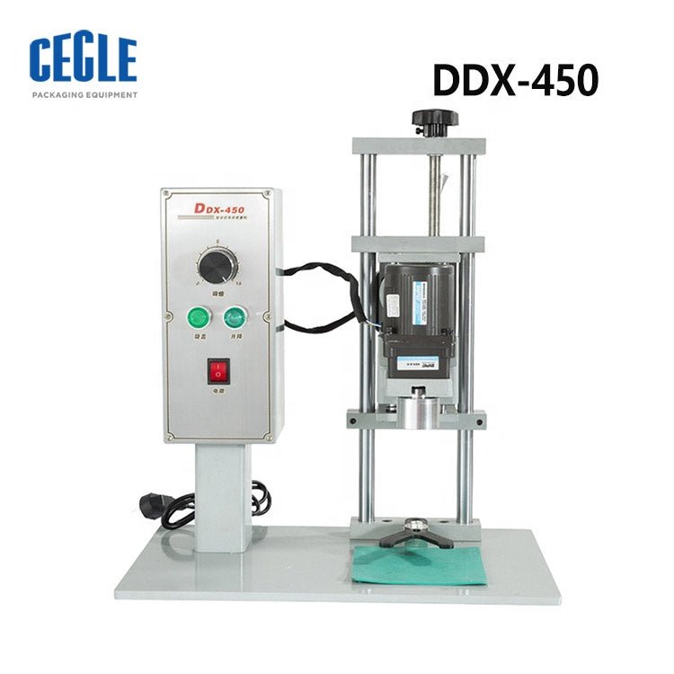 DDX-450 desktop electric capping machine, semi automatic twist off bottle capping machine