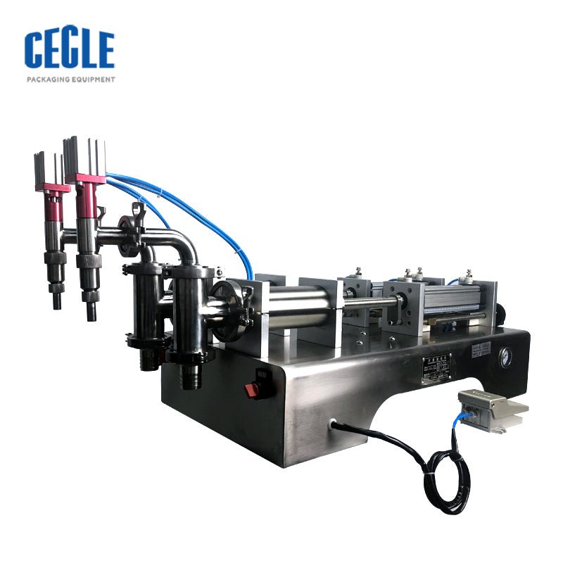 DF6 two heads full pneumatic alcohol liquid and disinfectant filling machine