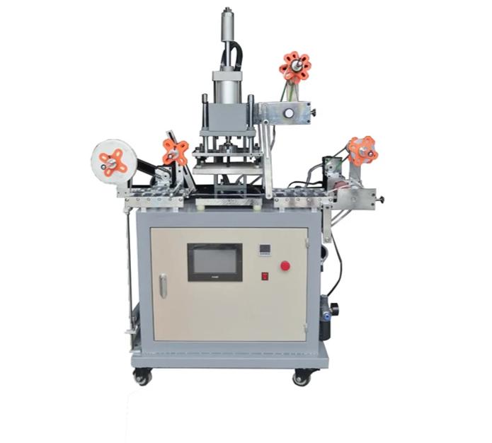 Ribbon roll hot stamping machine, Continuous ribbon rolling gilding hot stamping machine , roll to roll hot foil stamping machine