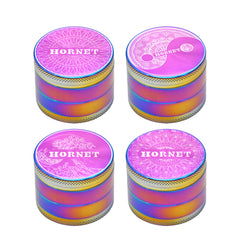 Rainbow Aluminium Alloy Herb Grinder 4 Piece For Sale | Free Shipping