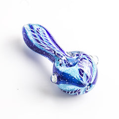 Two Tone Glass Pipe w/ Marbles | Weed Bowls For Sale | Free NZ Shipping