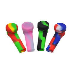 Silicone Hand Pipe With Lid | Portable Pipes For Sale | Free Shipping