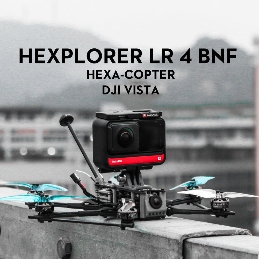 HEXplorer LR 4 Hexa-copter Bnf Count donw ! - FLYWOO