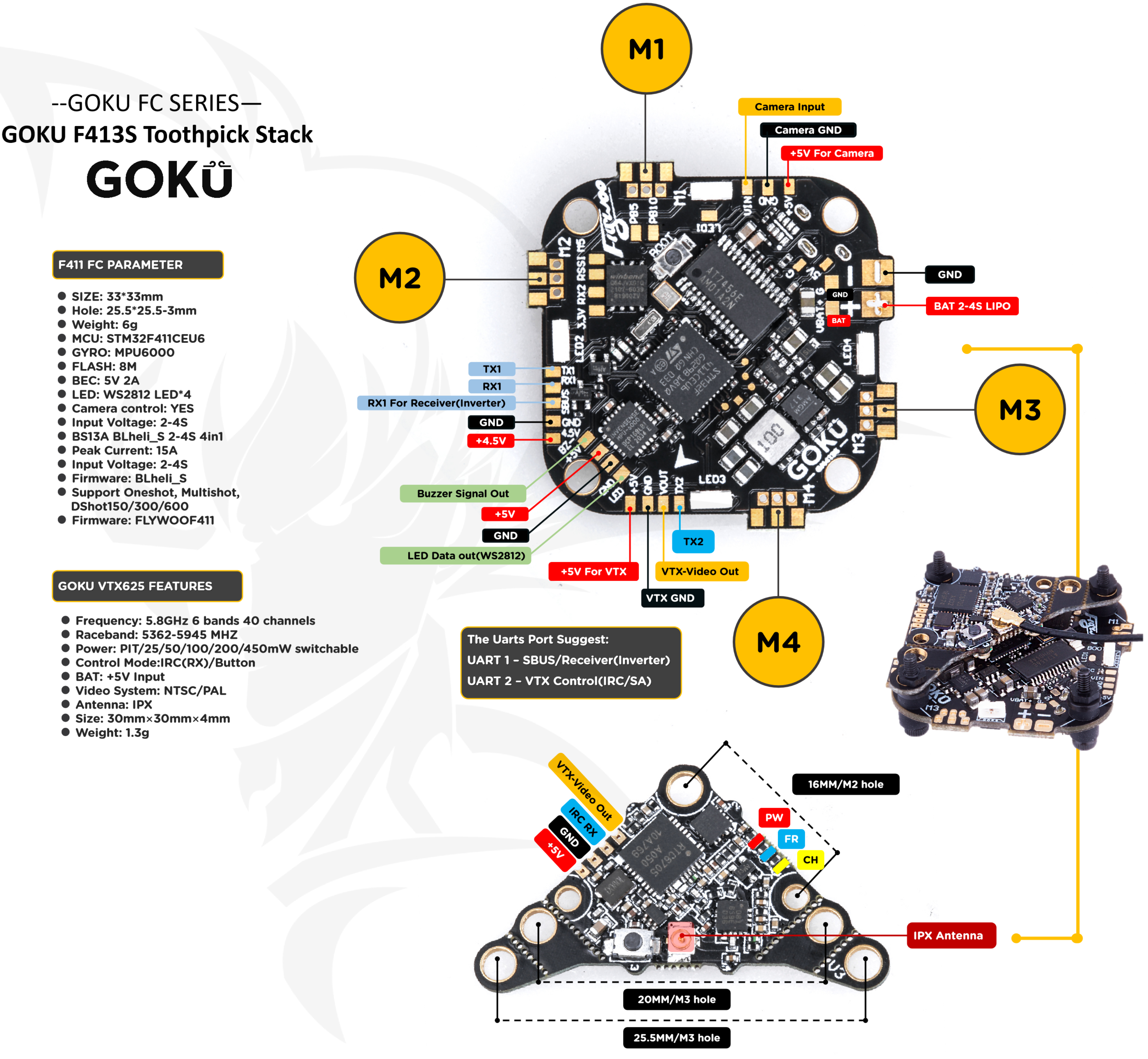 GOKU GN 413 13A AIO (MPU6000)